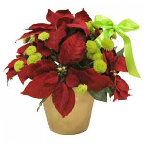 Golden Christmas Pot